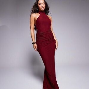 ASOS Deep Red Maxi Dress